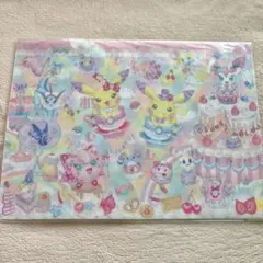 新品未開封 ポケモンセンターPokeNeco DOLCE クリアファイル