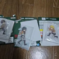 一番くじ 進撃の巨人 H賞 アクリルスタンド 3種セット