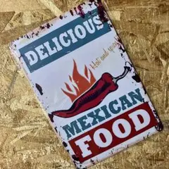 メキシコ料理 レトロ看板