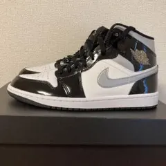 Nike Air Jordan1 Mid BlackPatent 26.5cm