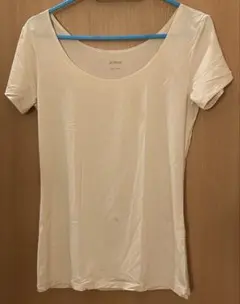 ユニクロ UNIQLO エアリズム UネックT ベージュ M