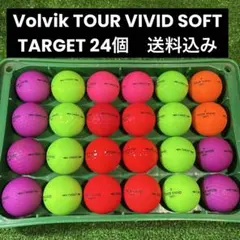 Volvik TOUR VIVID SOFT TARGET ロストボール　24個のサムネイル