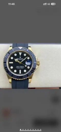 ROLEX ダイバーズウォッチ 自動巻き ブラック/ゴールド