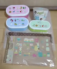 ルシュクル保存容器　ランチボックス　ランチ巾着　ルシュクル食器蓋付き小鉢