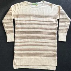 フラボア　ストライプニット 長袖
