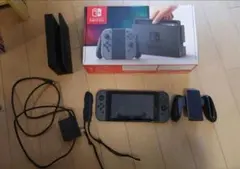 Nintendo Switch 本体【グレー】 + 箱.付属品完備