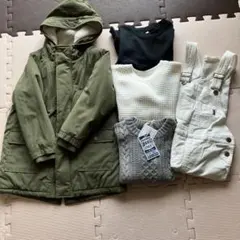 グローバルワークキッズ　冬服　100〜110　プティマイン　コート　ニット