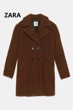 2025年最新】zara ファーコート ブラウンの人気アイテム - メルカリ