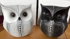 オウル フクロウの置物セット オブジェ ミッドセンチュリー モダン