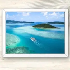 風景写真家 山口博之 額装写真 「石垣島・川平湾」 風景写真家 山口博之 額装写真 「石垣島・川平湾」 - メルカリ
