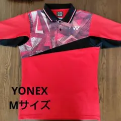 ヨネックス 半袖ポロシャツ Mサイズ テニス レッド 赤
