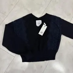 ダークネイビー　ニット