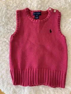 Ralph Lauren ★ピンク ニットベスト★