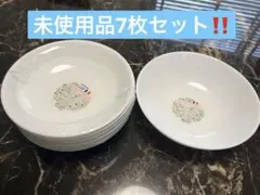 ✴︎未使用品✴︎ヤマザキ春のパン祭り‼️フランス製 白色 食器ボール2種類セット 7点