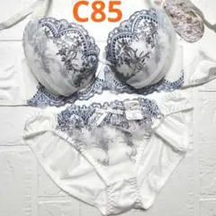 【新品未使用】格安！ブラショーツセット C85 944600 白 フェミニン