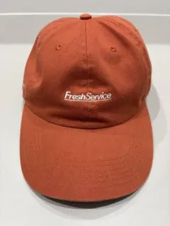 【美品】FreshService コーポレートキャップ オレンジ