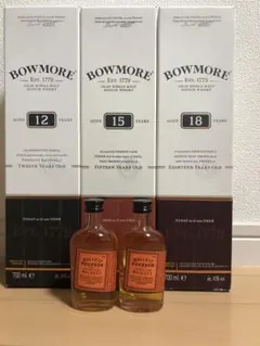 ボウモア　スプリングバンクなど　ウイスキーミニボトル8本セット　未開封 ボウモア スプリングバンクなど ウイスキーミニボトル8本セット