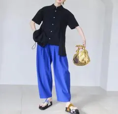 【えんちゃん】OMMO／DLAPE TUCK PT／ブラック／36 えんちゃん様専用】OMMO／DLAPE TUCK PT／ブラック／36 - メルカリ