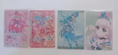 プリキュアカードまとめ売り ニャミー、リリアン、ワンダフル、わんぷり集合イラスト