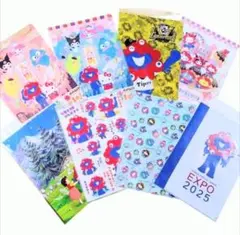 【新品】大阪万博 ミャクミャク クリアファイル 豪華8セット10枚 サンリオ阪神のサムネイル