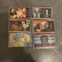 鬼滅の刃 キャラクターイラストカード 6枚セット