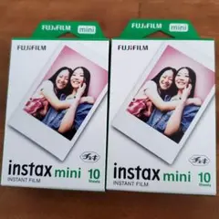 FUJIFILMインスタックスミニ　チェキフィルム　10Sheets×2箱