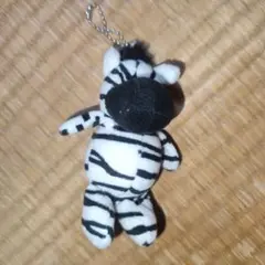 シマウマ ぬいぐるみ キーホルダー