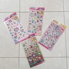 【正規品】サンリオ キラキラシール 4セット