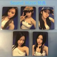 LE SSERAFIM CRAZY Sound Wave 特典 トレカ 5枚