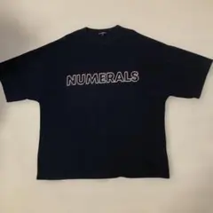 NUMERALS ブラック　黒　Tシャツ サイズM ヌメラルズ