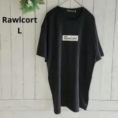 【Rawlcortラウルコート】Lブラック オーバーサイズTシャツ 日本製