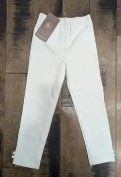 新品　キムラタン（ビケットクラブ）ホワイト　白　スパッツ　120