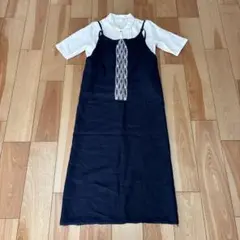 未完成　ミナペルホネン　pomppia キャミソールワンピース　ハンドメイド