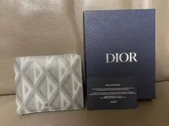 未使用級】ディオール マネークリップ CDダイヤモンド グレー ユニ
