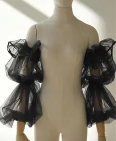 チュールスリーブ　結婚式前撮り　ウェディングフォト