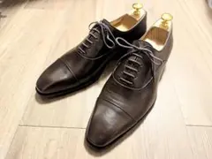 極美品PELUSO ペルーゾ ストレートチップ レベルソ 39.5 ブラウン茶色のサムネイル