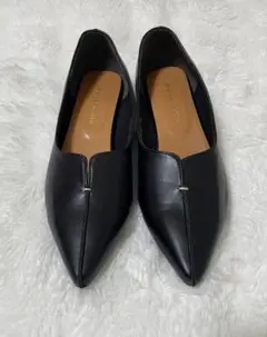 ORiental TRaffic フレアヒールポインテッドトゥ パンプス