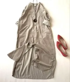 美品♡アーバンリサーチドアーズ コーデュロイ ロングワンピース ベージュ