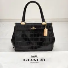 未使用　COACH コーチ　ショルダーバック　クラッチ　2way クロコ型押　茶 COACH コーチ スワッガー クロコ型押しレザー2way バッグ - メルカリ