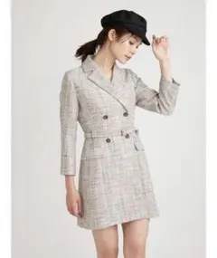 Snidel ジャケットミニワンピース S