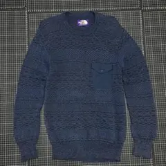 ノースフェイスパープルレーベル　クールマックスニット　Sサイズ