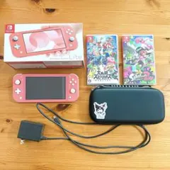 Nintendo Switch Lite ピンク 付属品多数
