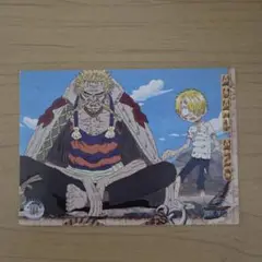 ワンピース　シール　ONE PIECE サンジ、ゼフ 184