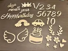 【訳あり】木製　レターバナー