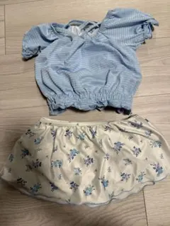 apres les cours アプレレクール 花柄 セパレート水着 110cm