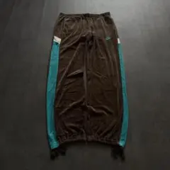 00s NIKE Vintage Velour Wide Track Pants
