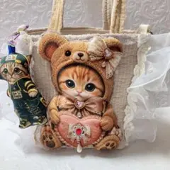 ハンドメイド フリルたっぷりバッグ コヤンイサムチョン サンダー