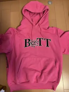 BoTT ピンク フード付きパーカー Mサイズ BoTT / ボット KNIT ZIP HOODIE（パーカー）｜BOTT（ボット）の