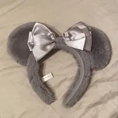 ディズニー　カチューシャ　グレー