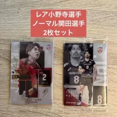 男子バレー日本代表 ツインウエハース 2026 小野寺太志 関田誠大 カード